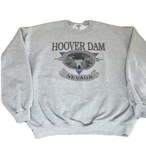 Vintage 90s Hoover Dam Nevada Nature Sweatshirt